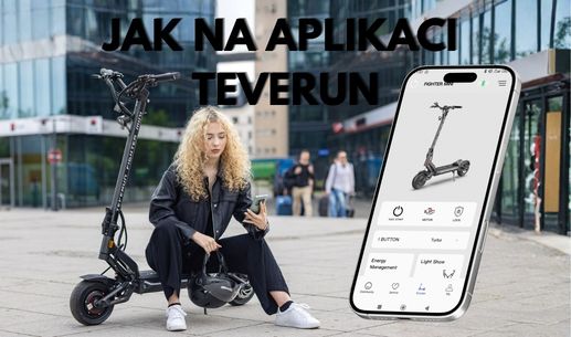 Průvodce aplikací Teverun: Jedna apka pro všechny modely koloběžek