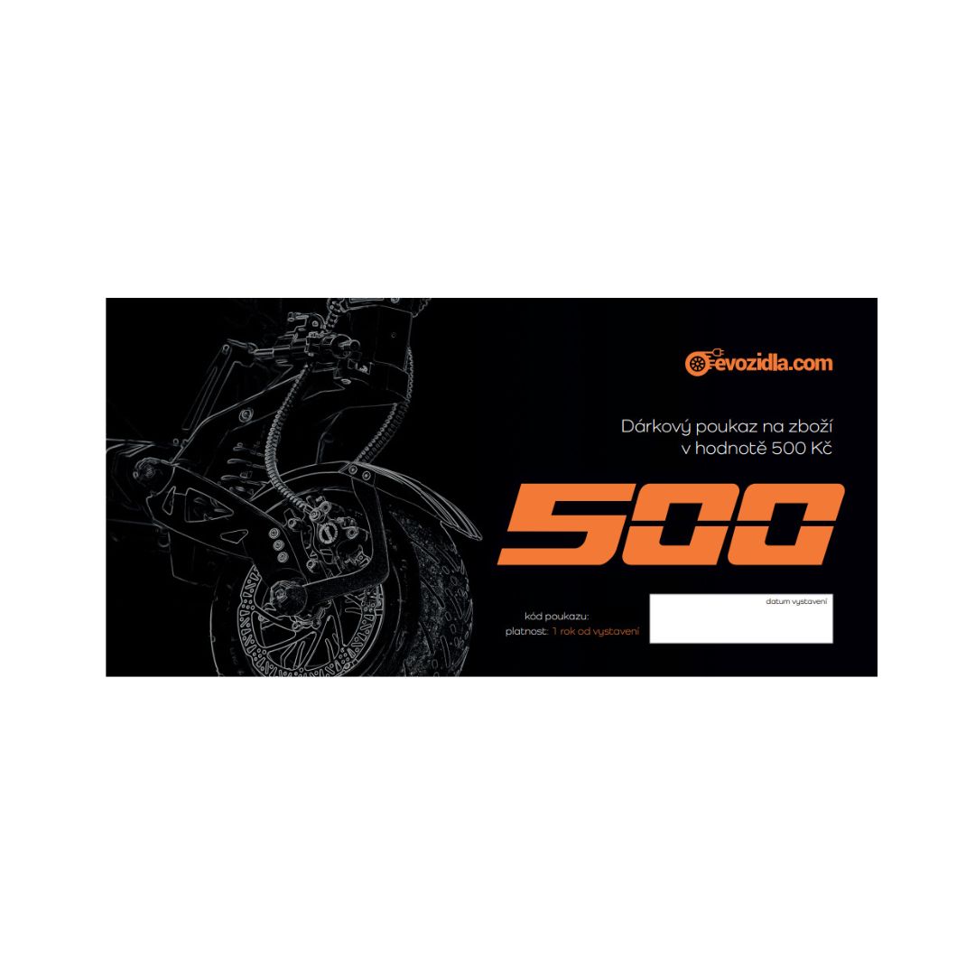 Dárkový voucher na 500 Kč