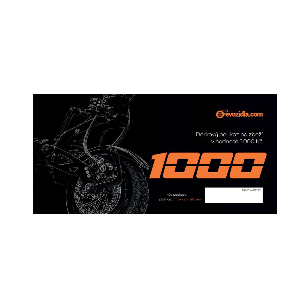 Dárkový voucher na 1000 Kč